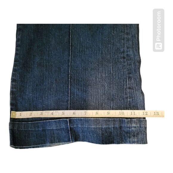 Women's Sizzle Flare Leg Bell Bottom Low Waist Jeans Size 3 Embellishments - Picture 8 of 10